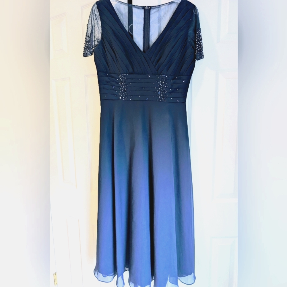 JJ's House navy 💙 Dress Mother of Bride, size 10